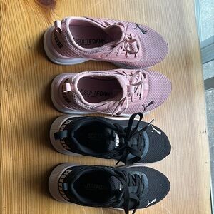 Puma Pink and Black Sneakers Casual Athletic Style